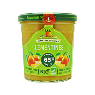 Les Comtes de Provence Clementine confituur bio 350g - 8113